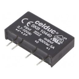 Releu Semiconductor SPST-NO 3-10VDC 5A 24-600VAC | Electronic-mag.ro | Componente Electronice