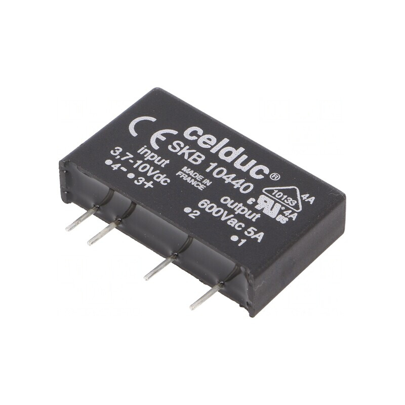 Releu Semiconductor SPST-NO 3-10VDC 5A 24-600VAC | Electronic-mag.ro | Componente Electronice
