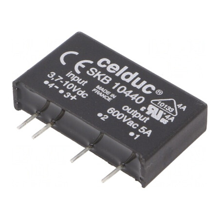 Releu Semiconductor SPST-NO 3-10VDC 5A 24-600VAC | Electronic-mag.ro | Componente Electronice