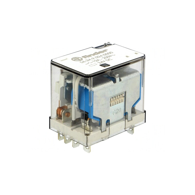 Releu electromagnetic 4PDT 24VDC 20A | Electronic-mag.ro | Componente Electronice