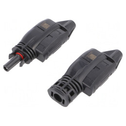 Conector solar tată-mamă 2,5-6mm2 cu contacte 5,9-7,2mm | Electronic-mag.ro | Componente Electronice