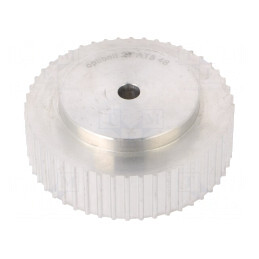 Roată de curea AT5 aluminiu 16mm x 27mm x 75,15mm | Electronic-mag.ro | Componente Electronice