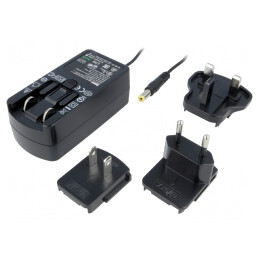Alimentator 18VDC 1,33A 24W Ştecher EU/UK/US | Electronic-mag.ro | Componente Electronice