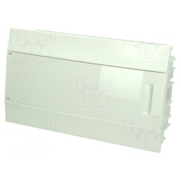 Carcasă Gri pentru Aparatură Modulară IP41 Montare în Perete | Electronic-mag.ro | Componente Electronice