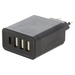 Alimentator Pulsatoriu 5VDC 27W cu Ștecher EU | Electronic-mag.ro | Componente Electronice