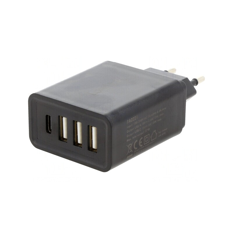 Alimentator Pulsatoriu 5VDC 27W cu Ștecher EU | Electronic-mag.ro | Componente Electronice