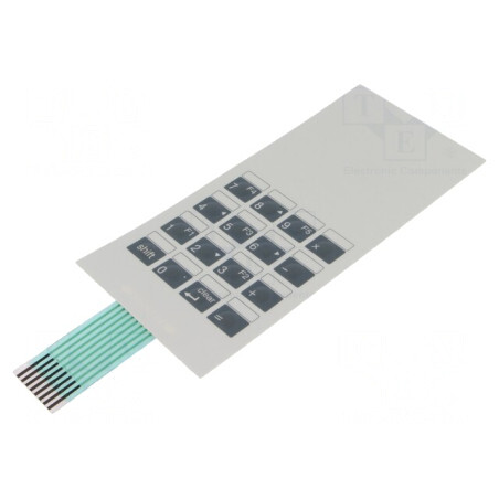 Tastatură cu Membrană 16 Butoane 71mm 2,54mm STD44-08 | Electronic-mag.ro | Componente Electronice