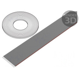 Cablu Bandă 1,27mm Cu 16x28AWG Neecranat PVC | Electronic-mag.ro | Componente Electronice