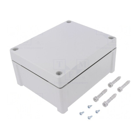 Carcasă Universală ABS Gri IP65 163x201x98mm | Electronic-mag.ro | Componente Electronice