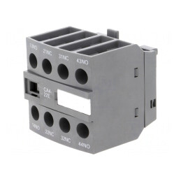 Contacte auxiliare AF cu cleme șurub frontală | Electronic-mag.ro | Componente Electronice