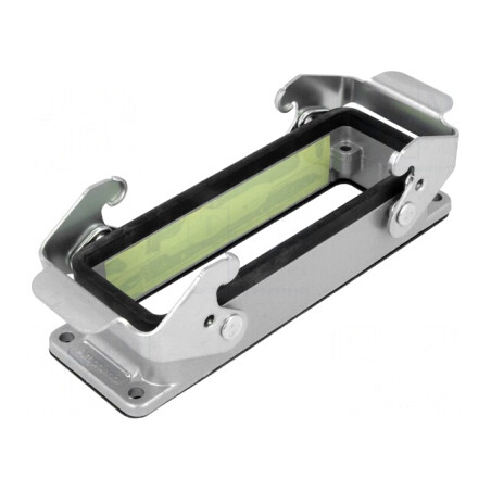 Carcasă pentru conectori HDC E24 aluminiu | Electronic-mag.ro | Componente Electronice