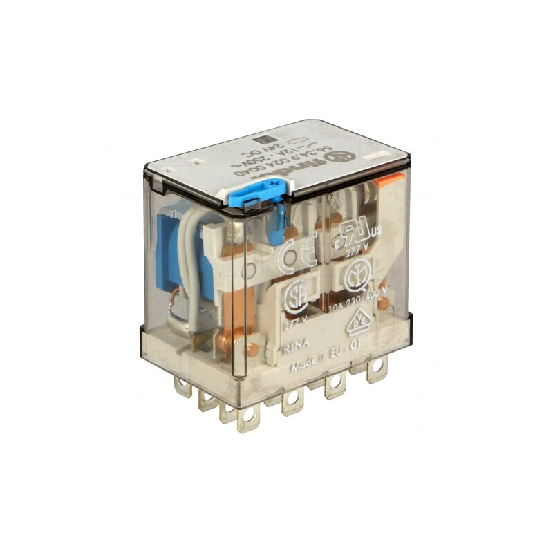Releu electromagnetic 4PDT 24VDC 20A | Electronic-mag.ro | Componente Electronice