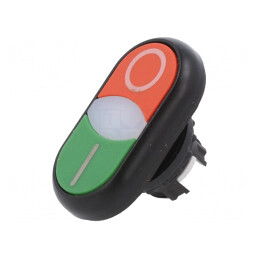 Comutator dublu 22mm IP66 roșu/verde | Electronic-mag.ro | Componente Electronice
