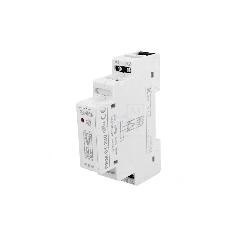 Releu Monostabil SPDT 230VAC 16A PEM-01/230 | Electronic-mag.ro | Componente Electronice