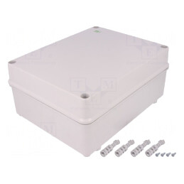 Carcasă Universală Industrial Gri 220x280x127mm | Electronic-mag.ro | Componente Electronice
