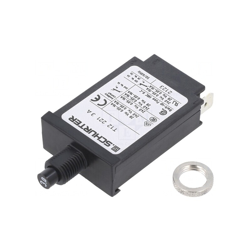 Întrerupător de Supracurent 240VAC 28VDC 3A SPST 1P | Electronic-mag.ro | Componente Electronice Întrerupător de Supracurent 240VAC 28VDC 3A SPST 1P | Electronic-mag.ro | Componente Electronice
