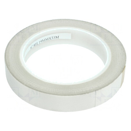 Bandă Electroizolantă Albă 19mm x 33m Silicon | Electronic-mag.ro | Componente Electronice