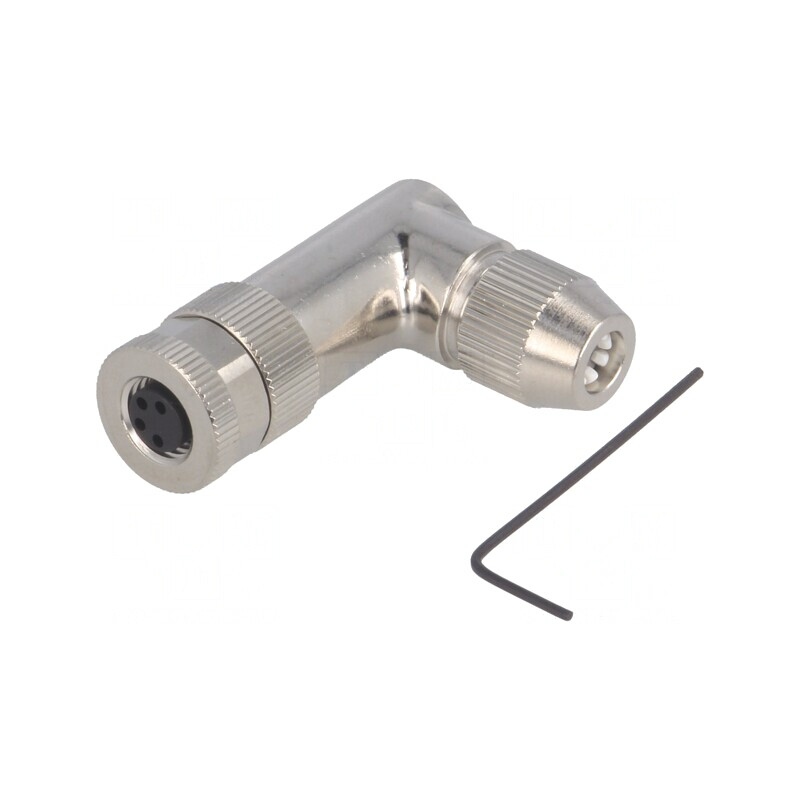 Conector M8 Mamă 4 Pin 90° Ecranat pe Cablu | Electronic-mag.ro | Componente Electronice Conector M8 Mamă 4 Pin 90° Ecranat pe Cablu | Electronic-mag.ro | Componente Electronice