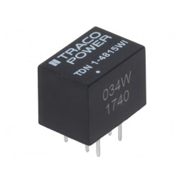 Convertor DC/DC 1W 18-75V la 24V 45mA DIP | Electronic-mag.ro | Componente Electronice