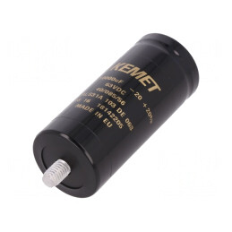Condensator Electrolitic 10mF 63VDC Ø36x82mm Raster 12,8mm | Electronic-mag.ro | Componente Electronice