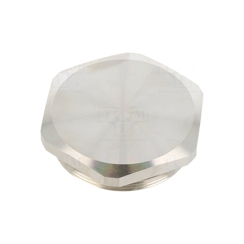 Capac de protecție alamă M50 1,5 IP68 nichelat | Electronic-mag.ro | Componente Electronice