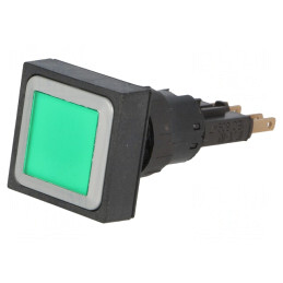 Comutator cu Buton Verde 16mm | Electronic-mag.ro | Componente Electronice