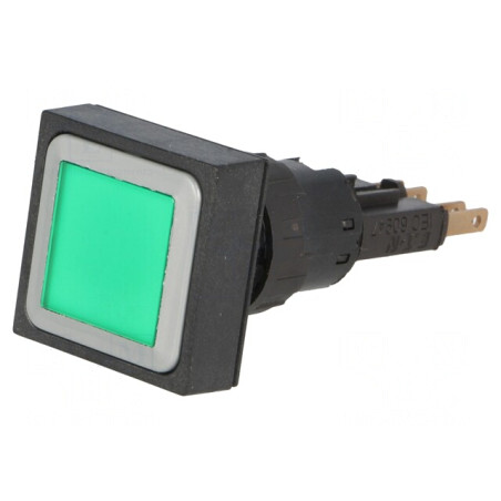 Comutator cu Buton Verde 16mm | Electronic-mag.ro | Componente Electronice