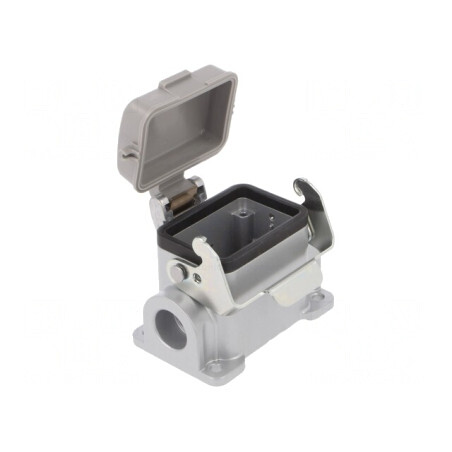 Carcasă pentru conectori HDC C146 E6 cu clichet | Electronic-mag.ro | Componente Electronice