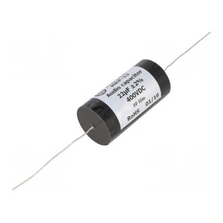 Condensator Polipropilenă 22uF 400VDC THT | Electronic-mag.ro | Componente Electronice
