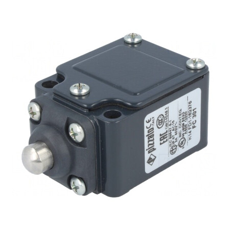 Limitator cursă bolţ Ø10mm NO/NC 6A 400VAC IP67 | Electronic-mag.ro | Componente Electronice