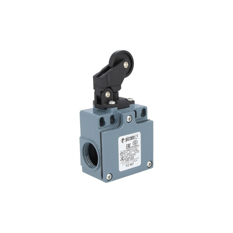 Limitator cursă rolă plastic Ø22mm 10A NO NC FZ 507 | Electronic-mag.ro | Componente Electronice