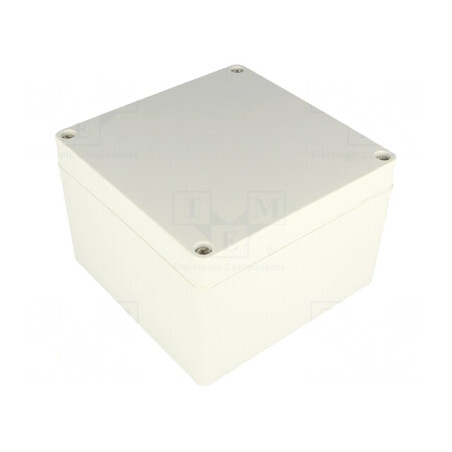 Carcasă Universală ABS Gri 120x120x80mm | Electronic-mag.ro | Componente Electronice