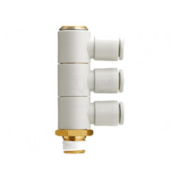 Racord Push-In unghi 90° 1-10bar 5-60°C KQ2VT08-02AS | Electronic-mag.ro | Componente Electronice