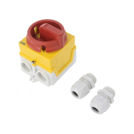 Comutator cu Came 2 Positii 20A 2 Poli în Carcasă | Electronic-mag.ro | Componente Electronice