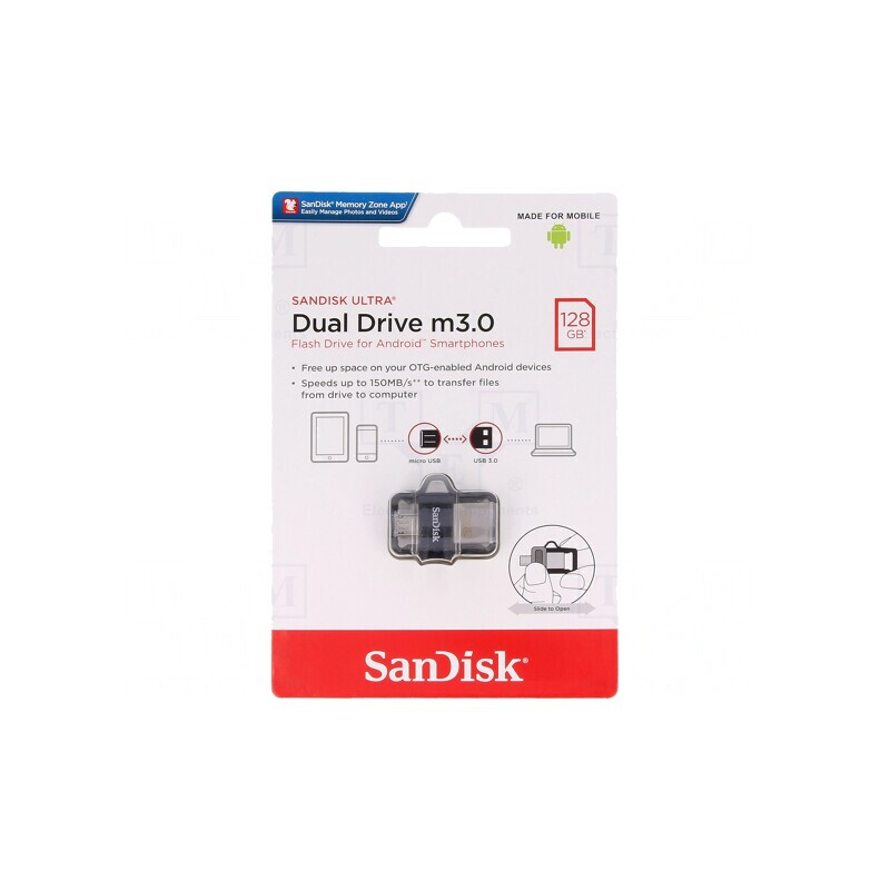 Pendrive OTG USB 3.0 128GB 150MB/s USB A USB B Micro | Electronic-mag.ro | Componente Electronice