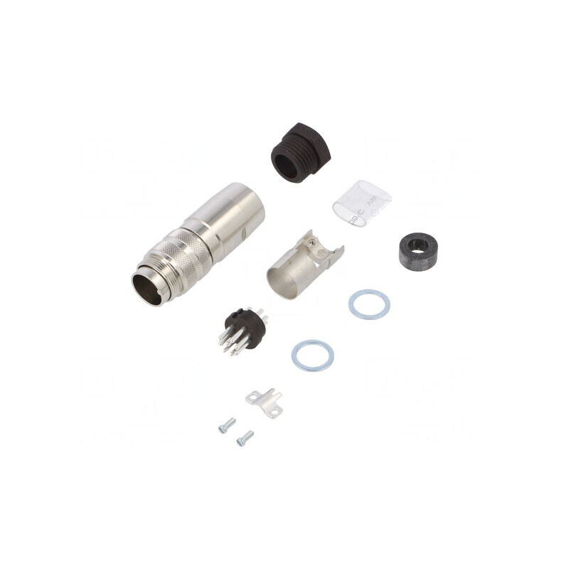 Conector M16 Mufă Lipire Cablu 8 PIN 3A 100V Drept | Electronic-mag.ro | Componente Electronice Conector M16 Mufă Lipire Cablu 8 PIN 3A 100V Drept | Electronic-mag.ro | Componente Electronice