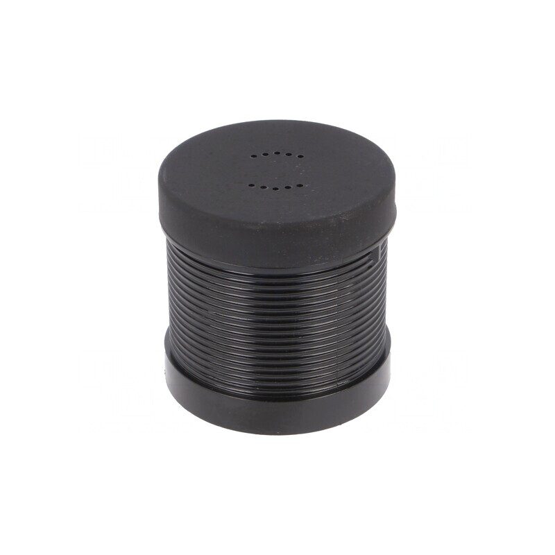 Semnalizator acustic negru 230VAC 90dB IP33 | Electronic-mag.ro | Componente Electronice