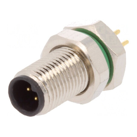 Conector M5 THT Tată 4 PIN IP67 60V 1A | Electronic-mag.ro | Componente Electronice