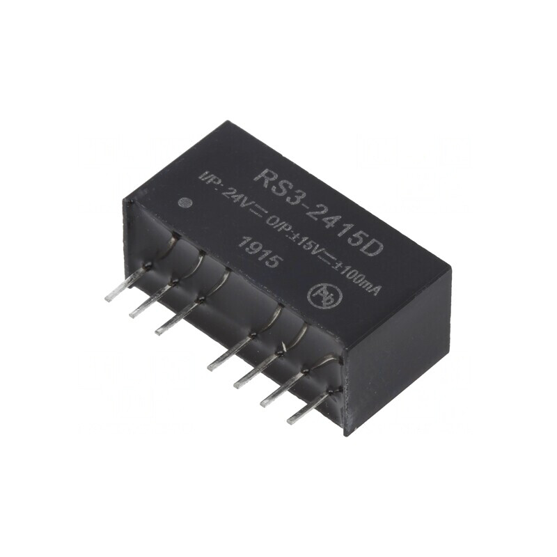 Convertor DC/DC 3W 18-36V la 15V/-15V SIP8 | Electronic-mag.ro | Componente Electronice