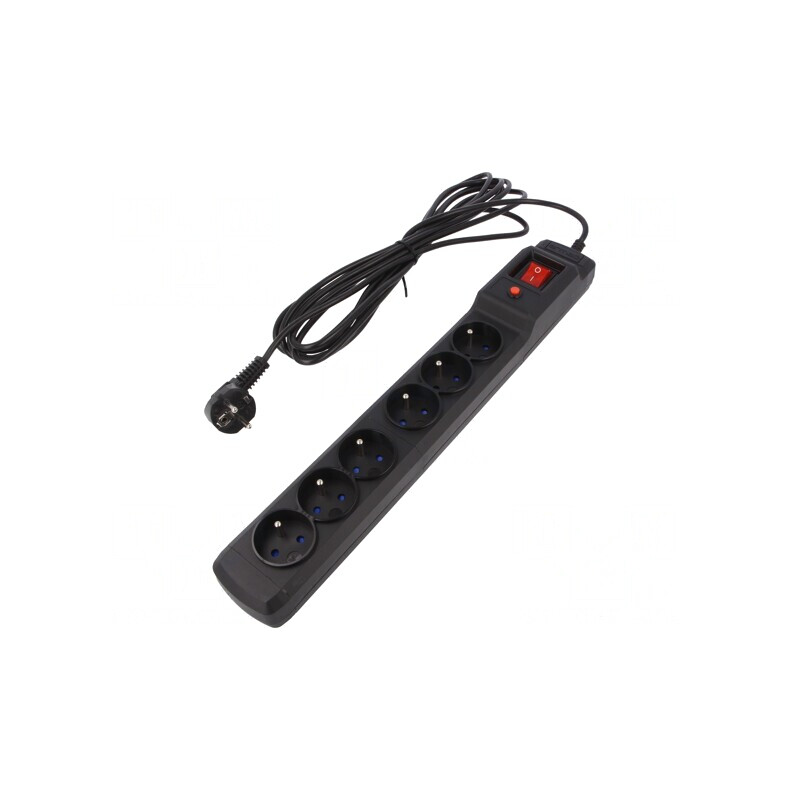 Prelungitor 6 Prize cu Protecție la Supratensiune 10A | Electronic-mag.ro | Componente Electronice Prelungitor 6 Prize cu Protecție la Supratensiune 10A | Electronic-mag.ro | Componente Electronice