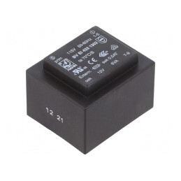 Transformator încapsulat 6VA 12V 500mA PCB | Electronic-mag.ro | Componente Electronice