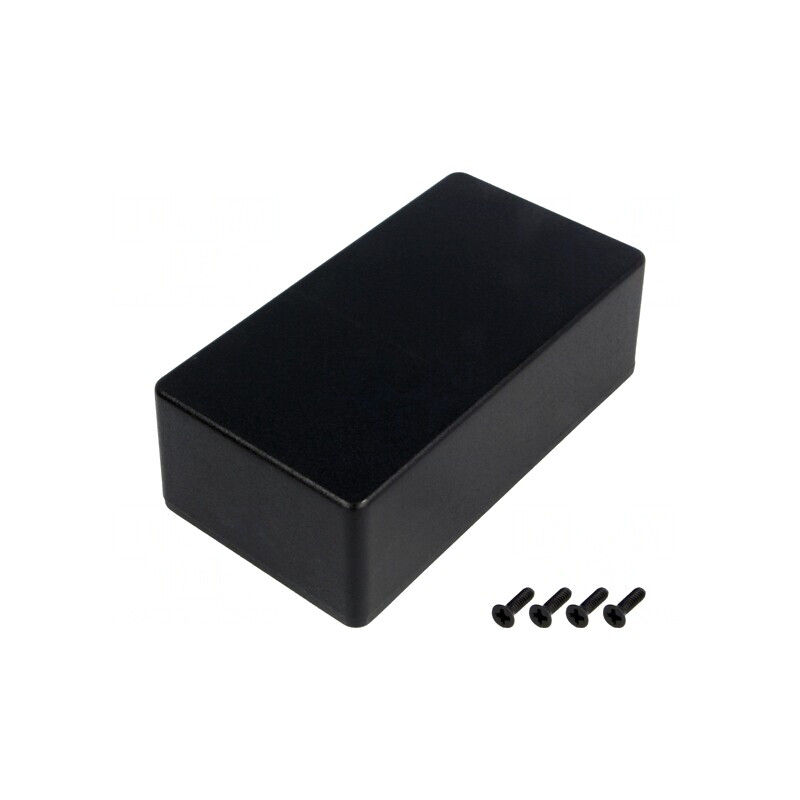 Carcasă Universală Aluminiu IP54 1590N1BK | Electronic-mag.ro | Componente Electronice