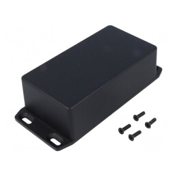 Carcasă Universală cu Lame de Fixare 66x121x39 mm | Electronic-mag.ro | Componente Electronice
