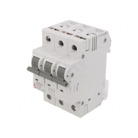Siguranță Automată 10A 3P C10 6kA | Electronic-mag.ro | Componente Electronice