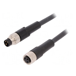 Cablu de conectare M8 3PIN 2m 60VAC 4A PUR