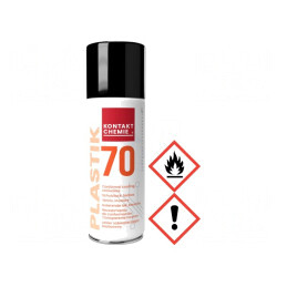 Acoperire de protecţie | transparentă | aerosol | 400ml | PLASTIK 70 | 74313-004