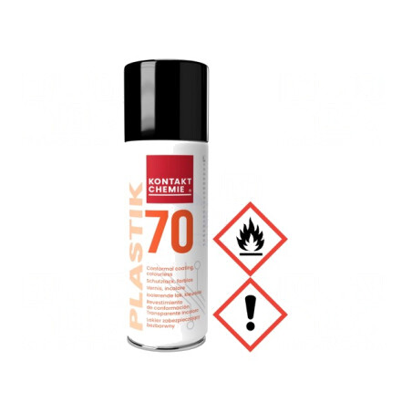 Spray Acoperire Protecție Transparentă 400ml Plastik 70 | Electronic-mag.ro | Componente Electronice