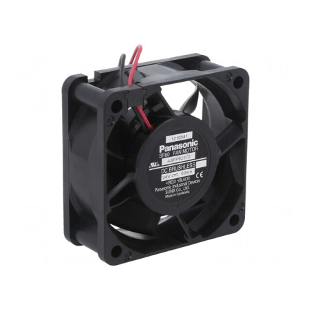 Ventilator axial 24V 60x60x25mm 28,8m3/h 23,5dBA | Electronic-mag.ro | Componente Electronice