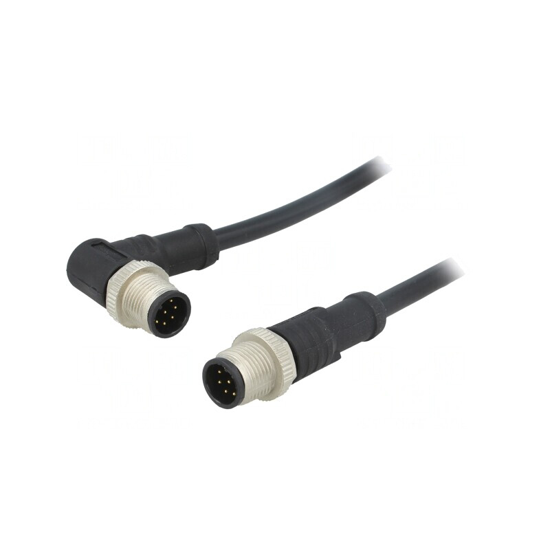 Cablu senzori/automatizări M12 8 pini 1m | Electronic-mag.ro | Componente Electronice