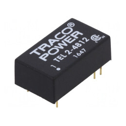 Convertor DC/DC 2W 36-75V la 12V 165mA DIP16 | Electronic-mag.ro | Componente Electronice